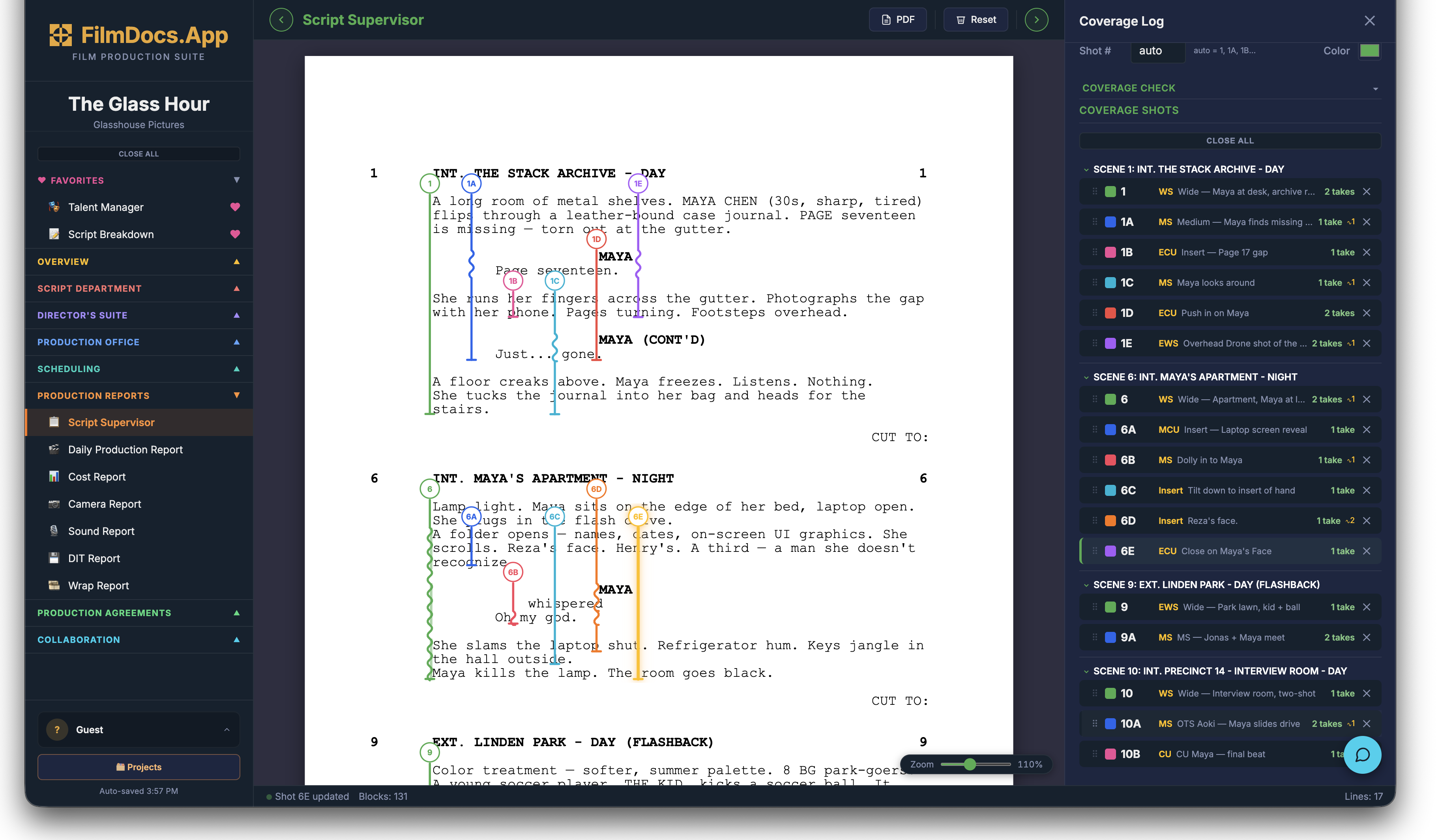 Script Supervisor screenshot
